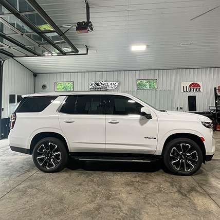 Car with professionally installed tint