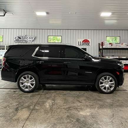 Truck with ceramic window tint