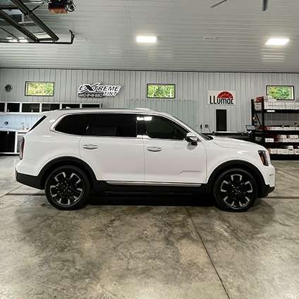Truck with window tint